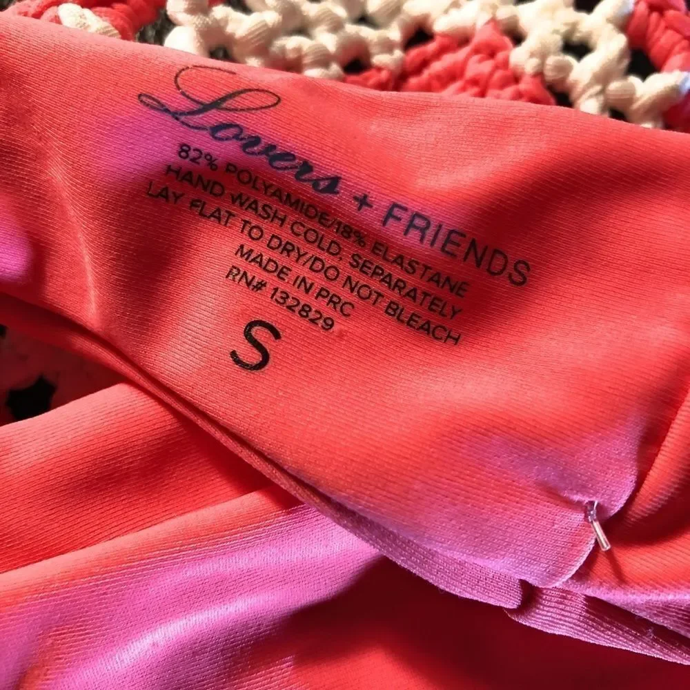 Lovers + Friends Halter Crochet Bikini Top - Picture 7 of 7